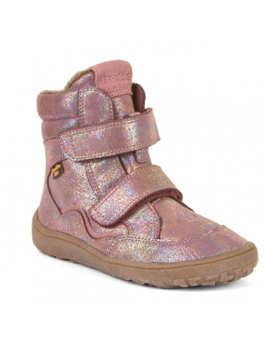 Froddo Barefoot Tex Winter Cuir Rose Brillant plus qu'un jeu 