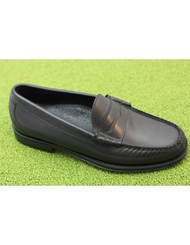 MENS LARSONEASY - BLACK LEATHER hantent personnes