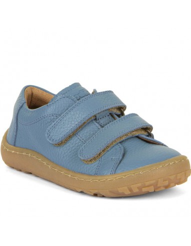 Froddo Barefoot Cuir Velcros Bleu Jeans acheter en ligne