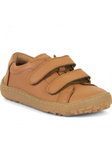 Froddo Barefoot Cuir Velcros Cognac les ligaments