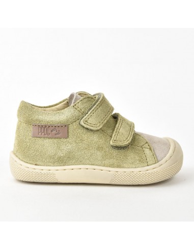 Naturino Barefoot Amur Velcros Suede Vert Beige Découvrez la collection