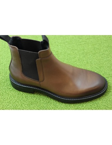 Mens Stanley Chelsea Boot - Brown Leather Les êtres humains sont 