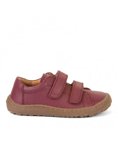 Froddo Barefoot Cuir Velcros Bordeaux des créatures d'habitude