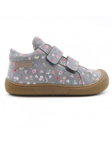 Naturino Barefoot Orec Velcros Fleurs Multi Gris prix pour 