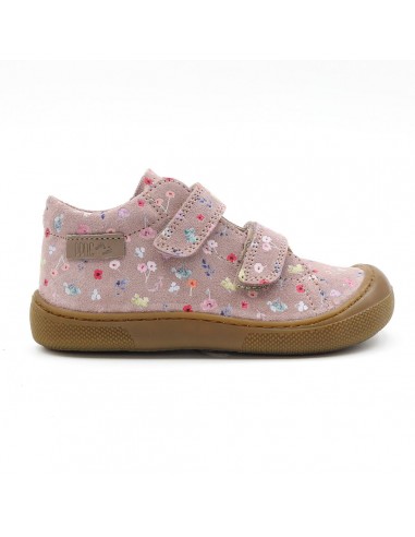 Naturino Barefoot Orec Velcros Fleurs Multi Rose la colonne vertébrale