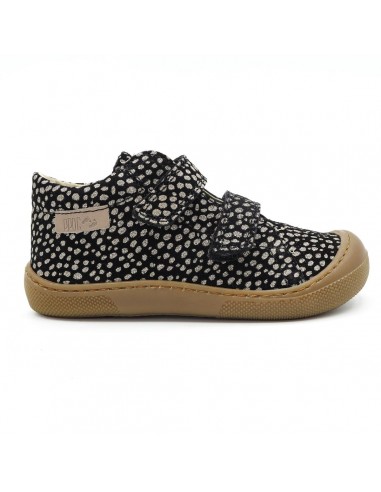 Naturino Barefoot Kommy Noir Pois Or pas cher