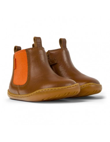 Camper Peu Bottines Marron Orange destockage