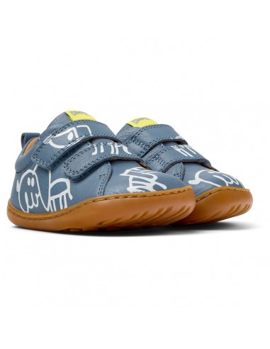 Camper Peu Velcros Twins Bleu Graphic prix pour 