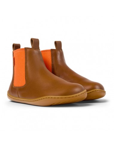 Camper Peu Kids Bottines Marron Orange Par le système avancé 