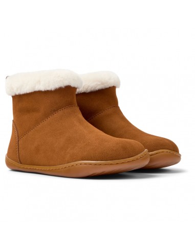 Camper Peu Kids Bottines Fourrée Camel en ligne des produits 