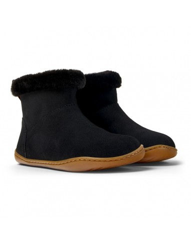 Camper Peu Kids Bottines Fourrées Noir soldes