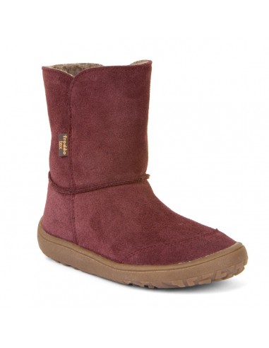 Froddo Barefoot Tex Suede Fourrées Bordeaux solde