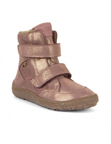 Froddo Barefoot Tex Winter Cuir Pink Gold le des métaux précieux