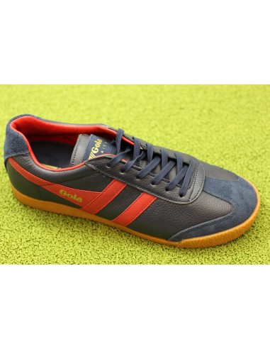 Men's Harrier Sneaker - Navy/Dark Red Leather Venez acheter