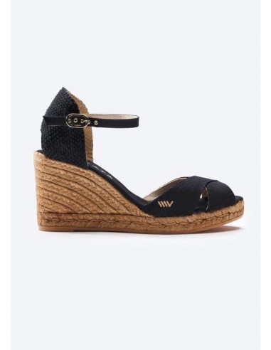 Aiguablava Canvas Espadrille Sandal Wedges de France