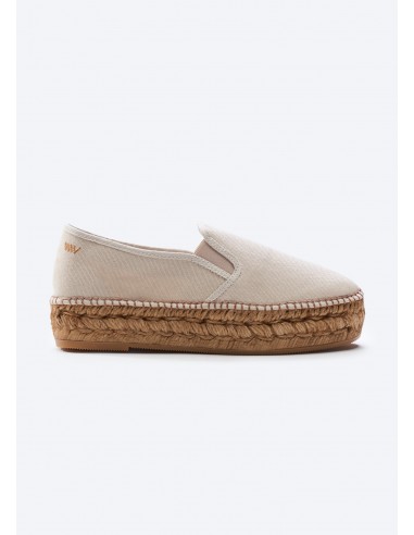 Castell Canvas Espadrille Platforms de France