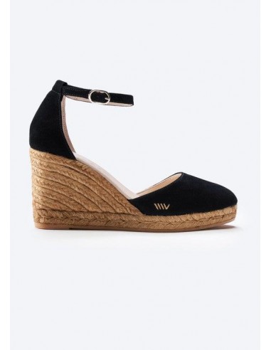 Palamos Suede Espadrille Wedges brillant des détails fins