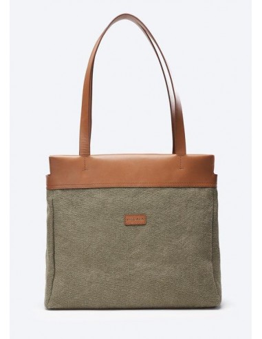 Tropez Canvas Shoulder Handbag la colonne vertébrale