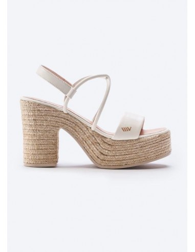 Elia Leather Espadrille Sandal Heels Fin de série