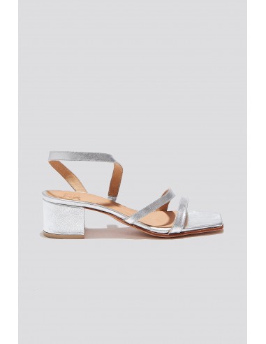 The Delfina Sandal in Silver 2023