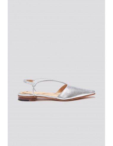 Luisa Slingback in Silver Pour