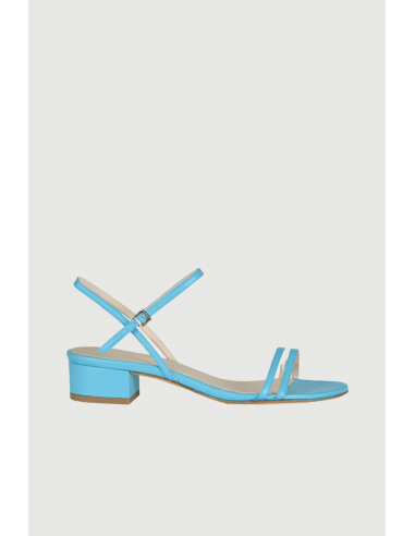 Maisie Sandals in Turquoise Leather Venez acheter