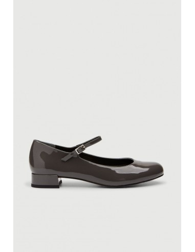 Emilia Mary Janes in Grey Patent Leather Economisez 