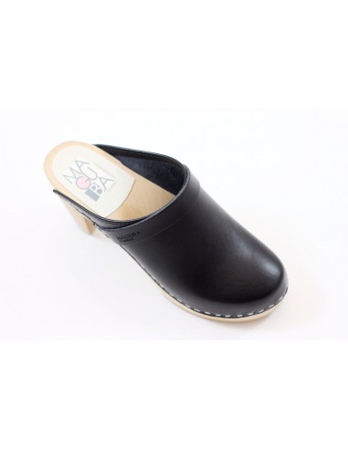 Women's Stockholm Clog - Black Leather Découvrez la collection