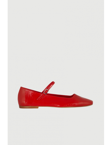 Julieta Mary Janes in Red Patent Leather pas cheres