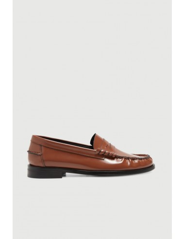 Zoe Loafers in Caramel-coloured Leather Jusqu'à 80% De Réduction