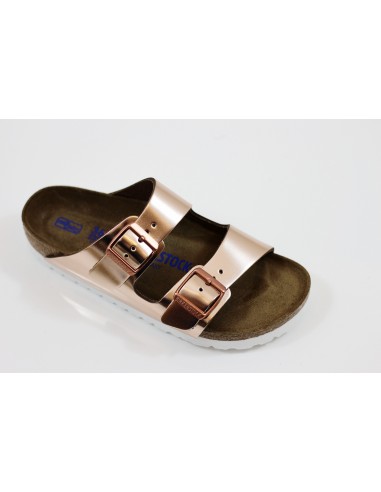 Women's Arizona Sandal - Metallic Copper Leather Venez acheter