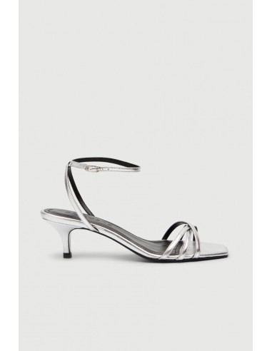 Uma Sandals in Silver Leather chez Cornerstreet bien 