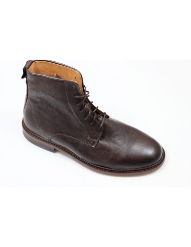 Mens Ned L Boot - Brown Leather commande en ligne