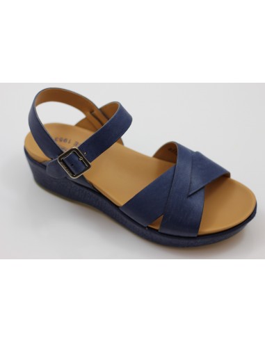 Women's Myrna2.0 Sandal - Navy Leather basket pas cher