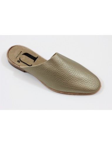 U-Dot Women's Assymetric Flat - Gold Leather acheter