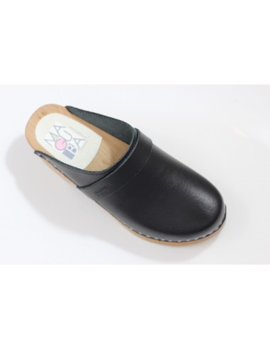 Maguba Women's Berkeley Clog - Black Leather l'achat 