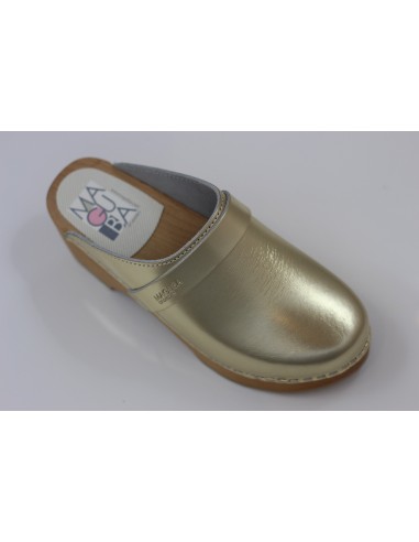 Maguba Women's Berkeley Clog - Gold Leather Vous souhaitez 