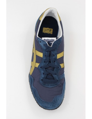 Onitsuka Tiger Unisex Serrano Sneaker - Navy/Gold Livraison rapide