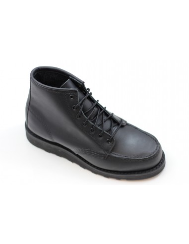 Women's 6 Inch Classic Moc Boot - Black Leather de l' environnement