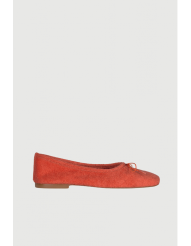 Sienna Ballet Flats in Orange Cotton Terry du meilleur 