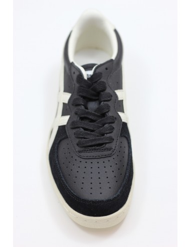 Unisex GSM Sneaker - Black/White Leather/Suede pas cher 