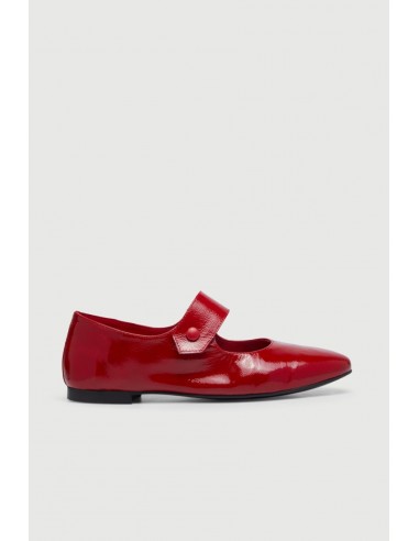 Greta Mary Janes in Red Patent Leather livraison et retour toujours gratuits