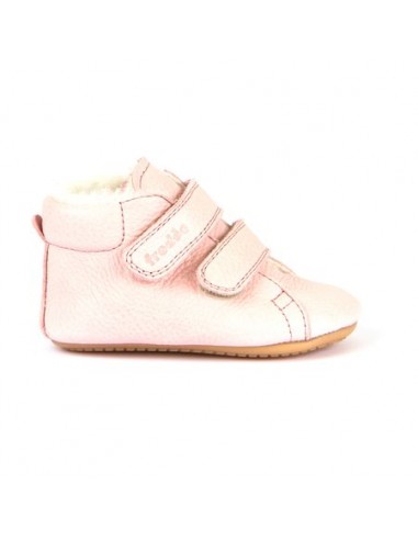 Froddo Prewalkers fourré deux scratchs rose clair Profitez des Offres !