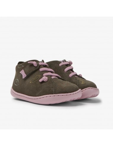 Camper Peu Twins Sella gris kaki et rose pas cher chine