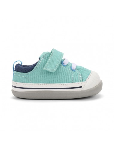 See Kai Run First Walker Stevie Turquoise soldes