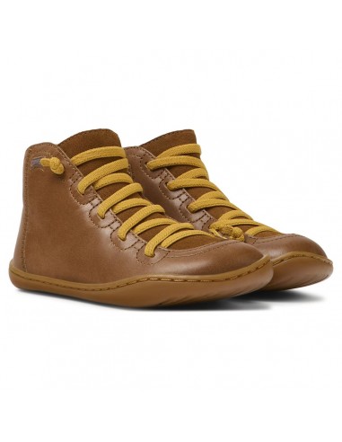 Camper Peu Kids Bottines Camel Jaune Jusqu'à 80% De Réduction