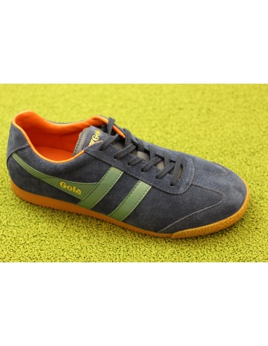 Men's Harrier Sneaker - Navy/Sage/Orange Suede/Leather outlet